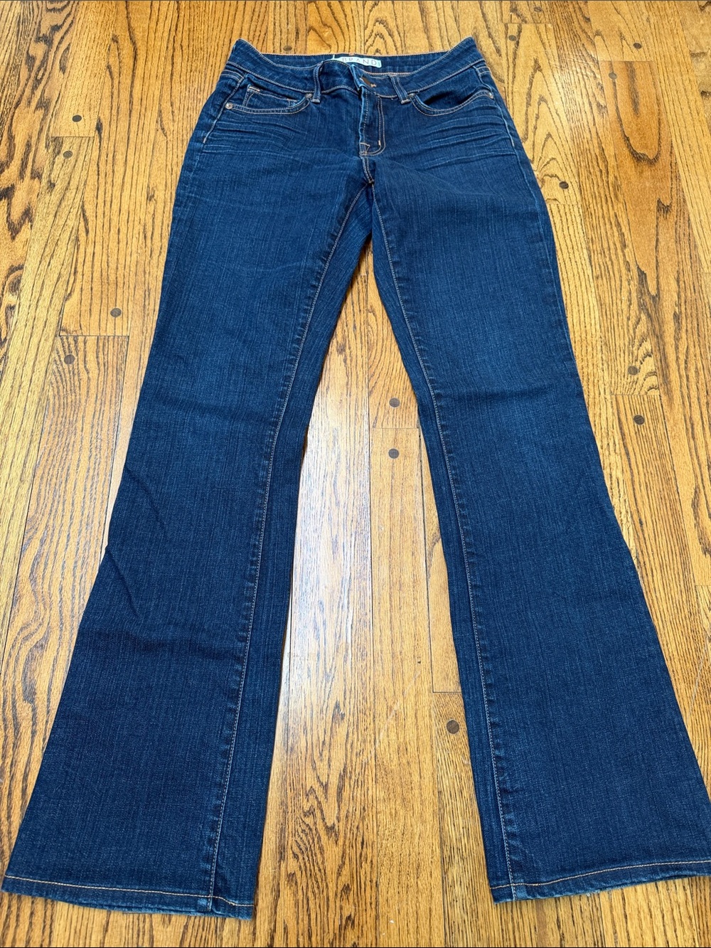 J Brand sz 28 Curvy Fit Boot Leg in INK denim blue jeans - great colour for fall
